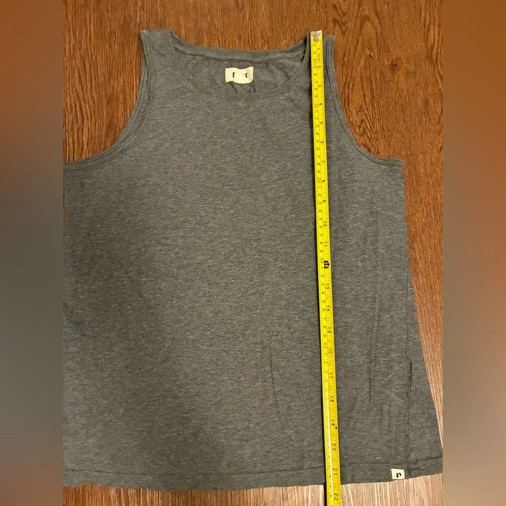 Pact Gray Cotton Tank Top - Size S - Picture 9 of 9